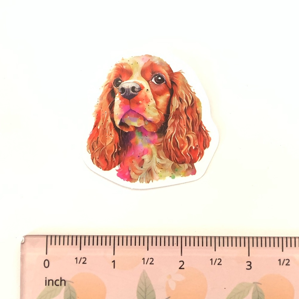 Spaniel Vinyl Sticker - Picture 2 of 2